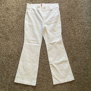 SPANX White Flare & Wide Leg Jeans